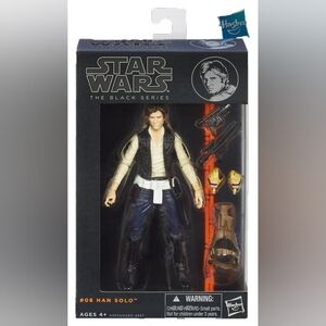 Hasbro Star Wars Black Series #08 Han Solo Action Figure Orange Line